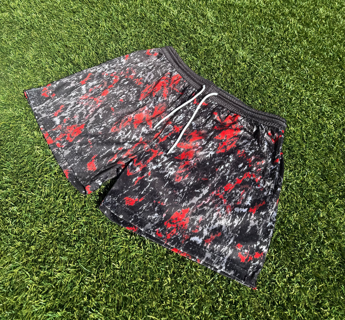 TLIL Red Fall Shorts