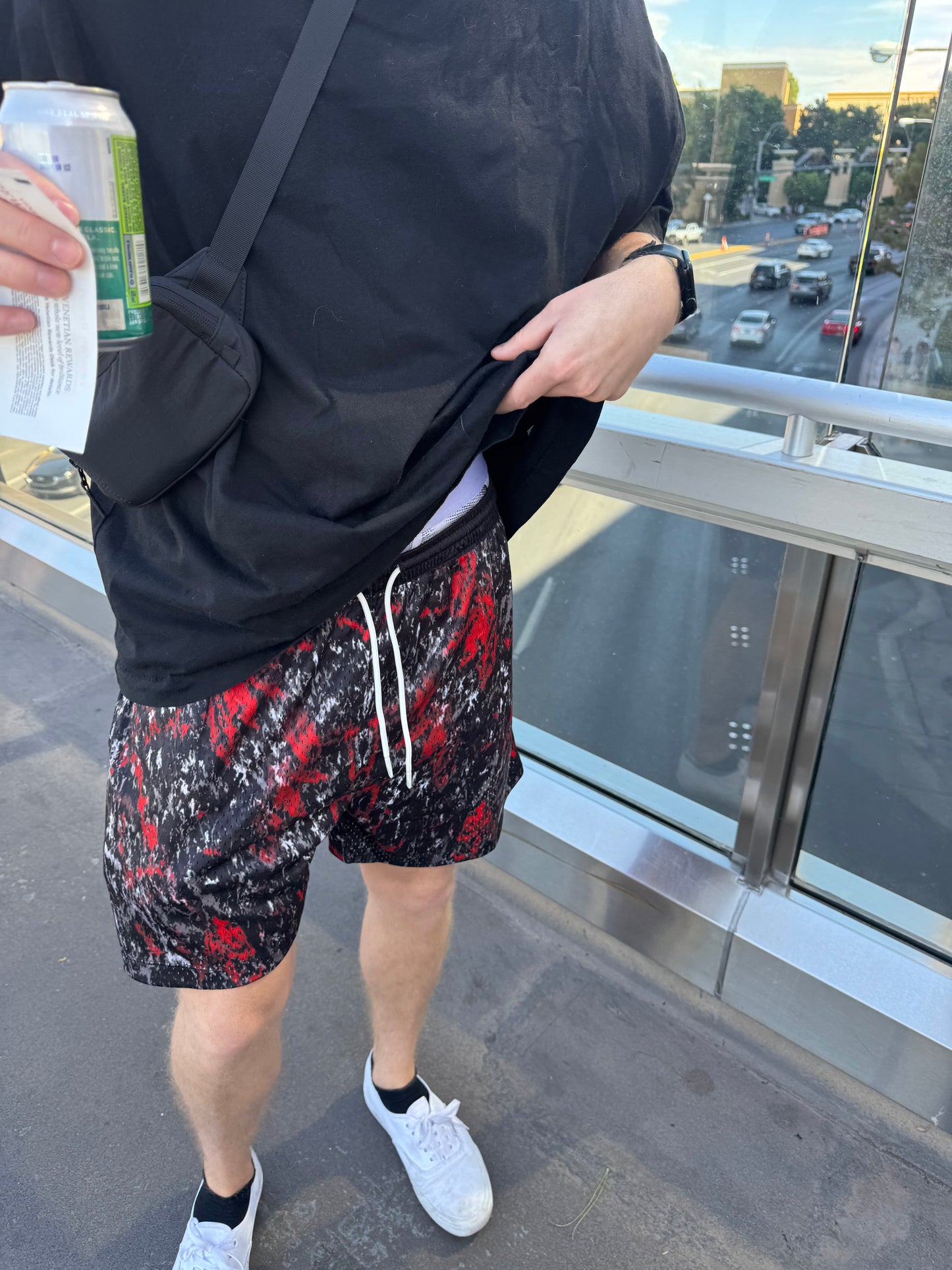 TLIL Red Fall Shorts