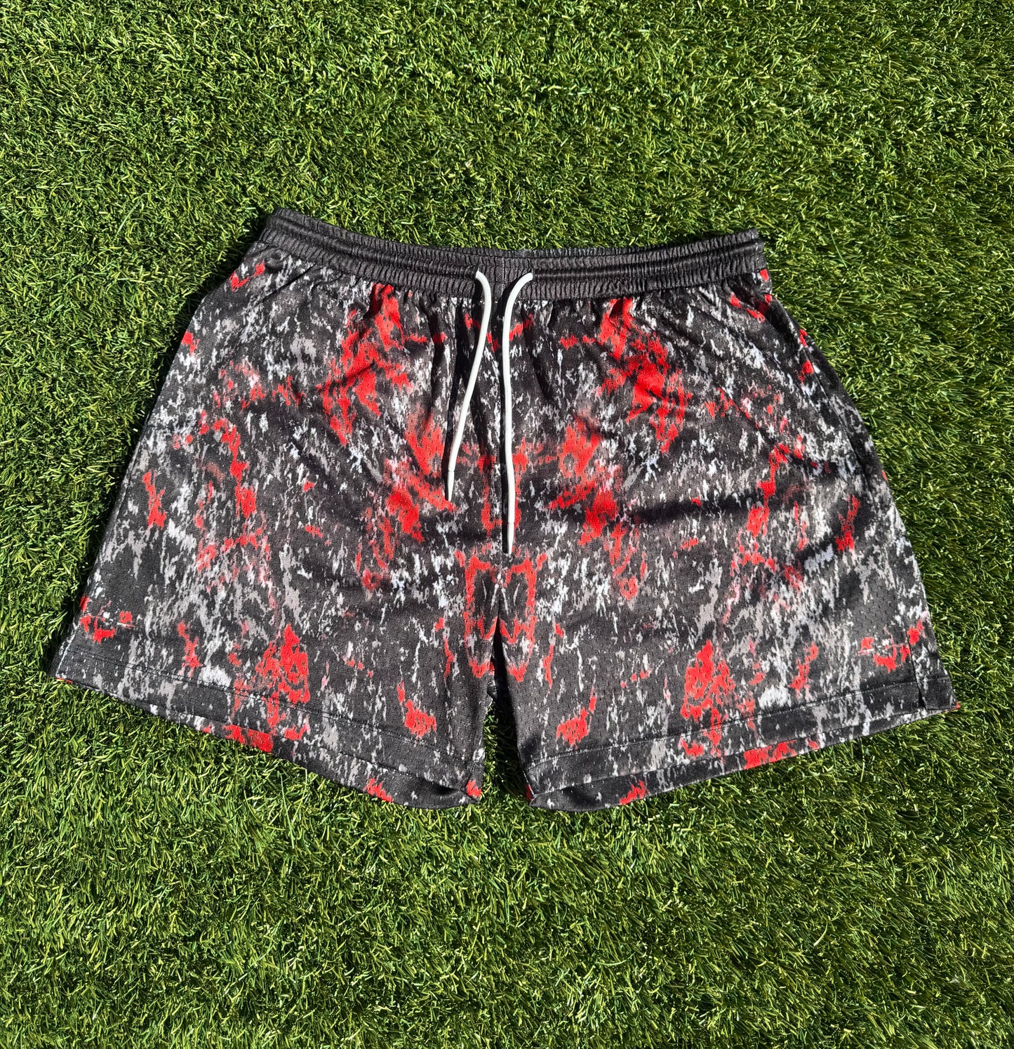 TLIL Red Fall Shorts
