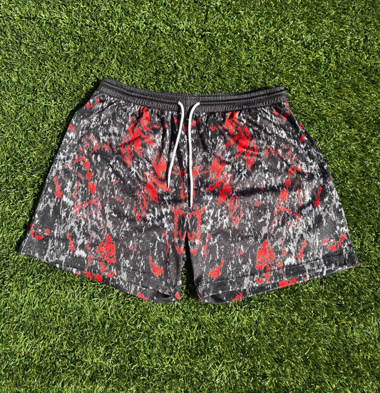 TLIL Red Fall Shorts